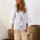 Fashion V-neck Ruffled Sleeve Ruffled Loose Casual Meifu Market