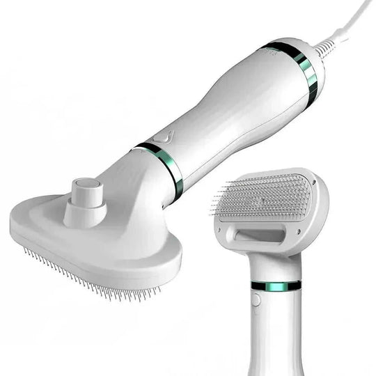 pet hair dryer comb | 300w blow dryer brush | 2-in-1 grooming tool | energy saving