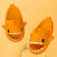 Adult's Slippers Indoor Outdoor Funny Shark Cartoon meifu market