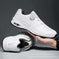 Men's Lightweight Casual Shoes - Soft Shock-Absorbing Sneakers Low Top All-Match White - color variant display