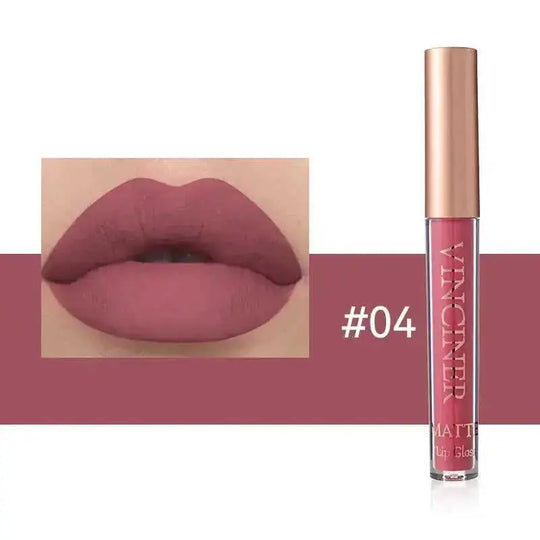 12 Colors Lip Glaze] 12 Colors Long Lasting Matte Velvet Lip Glaze | Waterproof, Non-Sticky, Smudge Proof Liquid Lipstick | Valentine's Day Gifts - product image 11