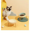 adjustable height pet bowl | ceramic cat food bowl set | elevated wooden pet feeder | ultrasonic cleaning