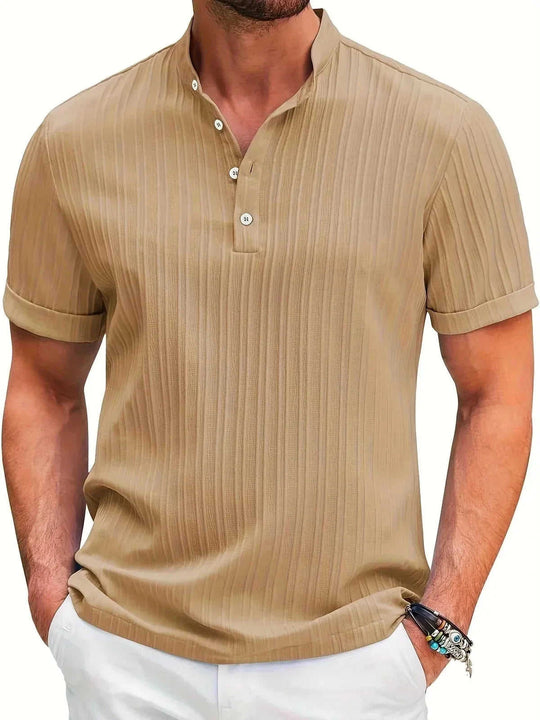 stretch-cotton polo shirt | breathable fabric short sleeve | moisture-wicking mens t-shirt | ultrasonic cleaning