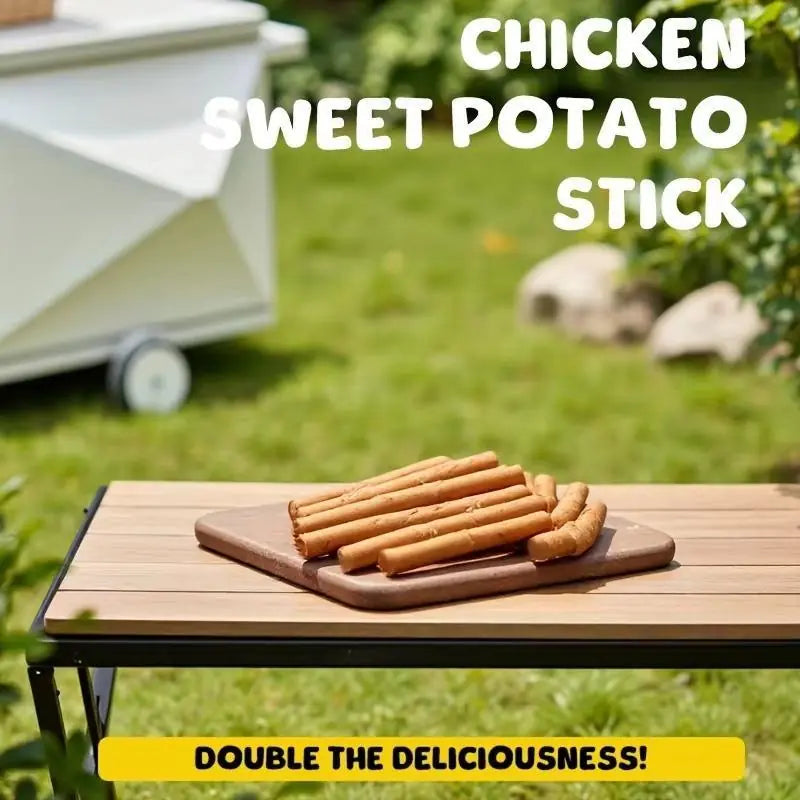 Pet-shaped Chik Chicken Wrapped In Rawhide Chewy Natural Meat Snack For Dogs Suitable For All Sizes. Meifu Market