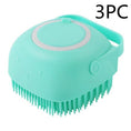 Silicone Dog Bath Massage Gloves Brush Pet Cat Bathroom Cleaning Tool Comb Brush For Dog Can Pour Shampoo Dog Grooming Supplies Meifu Market