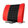 12V Car Massager Chair Pad - Neck & Waist Pillow for Pain Relief - close-up detail (material: cotton | pattern: check)