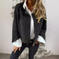 Women's Batwing Sleeve Cardigan Ins Fashion Cropped Jacket Tops Autumn And Winter Loose Short Cashmere Coat Meifu Market