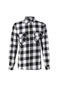 A Long-sleeved Pocket Checked Shirt With A Lapel For Young Men In Autumn And - side view (material: cotton | color:...