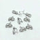 pierced metal ear clip | diy earrings for women | minimalist geometric earring blanks | energy saving