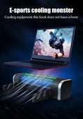 aluminum alloy cooling pad | 17-inch laptop cooler | dual turbo fans | ultrasonic cleaning