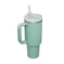 oz insulated tumbler with straw | stainless steel vacuum insulation | large capacity coffee mug | ultrasonic cleaning