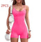 high-waisted yoga romper | moisture-wicking sportswear | seamless workout jumpsuit | energy saving