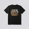 Mens Solid-Color Printed Cultural Shirt XL - back view