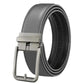 Men's Leather Belt Automatic Buckle Simple Hollow meifu market