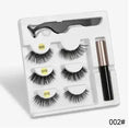 magnetic eyelashes with adhesive | reusable false eyelashes | easy application eyelash kit | energy saving