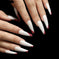 long ballet coffin nails | finished press on nails | salon quality fake nails | energy saving