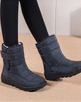 Snow Boots Winter Warm Plush Shoes Women Waterproof Low Heels Platform Ankle Boots Female Shoes