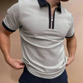 moisture-wicking polo shirt | breathable cotton blend fabric | classic fit mens polo | energy saving