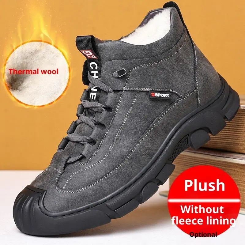 Cotton Wool Cold-proof Non-slip Warm Velvet Padded Thickened Northeast Snow Boots Large Size Shoes Meifu Market