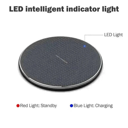 qi-compatible wireless charger | 10w fast charging pad | rugged phone charger | energy saving