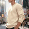 fleece-lined construction | loose fit sweater | cotton blend material | ultrasonic cleaning