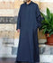 lightweight cotton fabric | breathable long sleeve robe | adjustable hooded shirt | energy saving