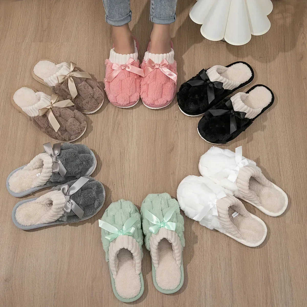 Soft Bottom Slippers Indoor Plush Lining Warm Shoes Meifu Market