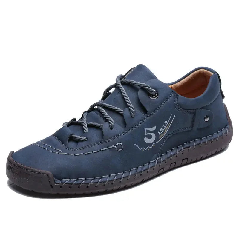 genuine leather shoes | full-grain leather construction | comfortable walking shoes | energy saving