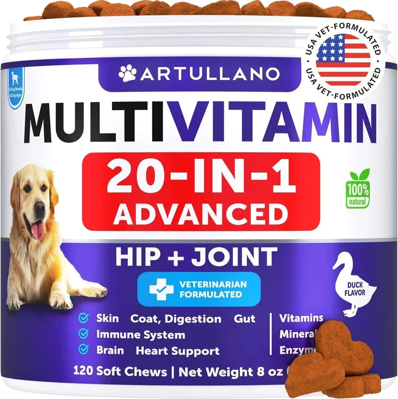 Do Not Sell On Amazon Dog Multivitamin Chewable With Glucosamine 20 In 1 Dog Vitamins And Supplements Senior & Puppy Multivitamin For Dogs Pet Joint Support Health Immunity Mobility Gut Skin 120 Chews Meifu Market