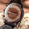 engraved gift for him | wedding anniversary gift | eco-friendly wood timepiece | ultrasonic cleaning