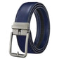 Men's Leather Belt Automatic Buckle Simple Hollow meifu market