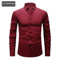 four-way stretch fabric | moisture-wicking long sleeve shirt | slim fit stretch shirt | energy saving