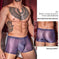 Men's Ultra-Thin Breathable Briefs - Silky Nylon Underwear Dark Gray - complete package contents