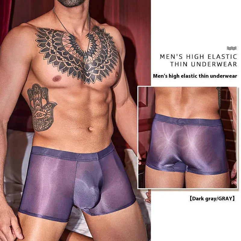 Men's Ultra-thin Breathable Sexy Underwear Silky Meifu Market
