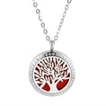 stainless steel pendant necklace | tree of life diffuser necklace | essential oil jewelry for women | ultrasonic cleaning