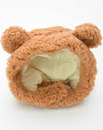 Pet Hat Bear Plush Hood Photo Headwear Dress Up Accessories 