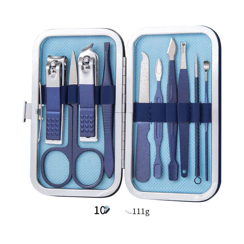 pedicure tool set for home use | heavy duty cuticle nippers | free shipping nail grooming kit | energy saving