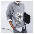 Fashion Long Sleeve Pullover Sweater Fall And Winter Fashion Solid Color Knitted Tops For Women Clothing Meifu Market