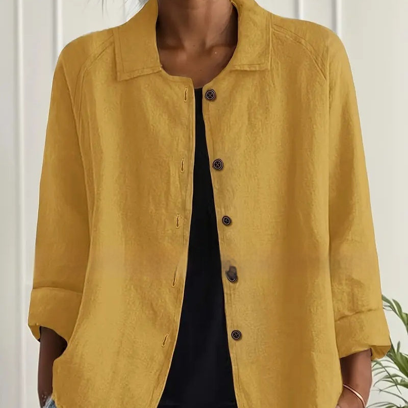 Women's Spring And Summer New All-match Collar Slimming Cardigan Coat Meifu Market