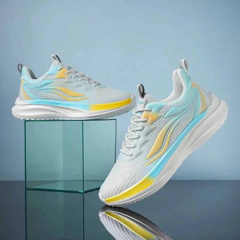 lightweight running shoes for men | breathable mesh walking shoes | casual sports sneakers | energy saving