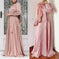 long sleeve maxi dress | breathable cotton hijab dress | plus size modest fashion | ultrasonic cleaning