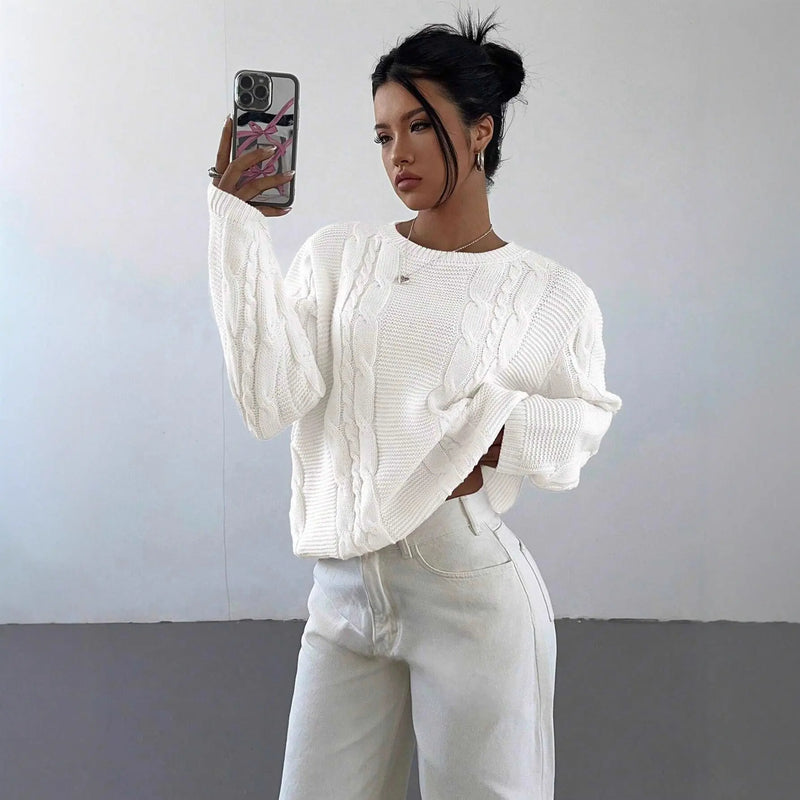 Casual Loose Sweaters Top For Women Meifu Market