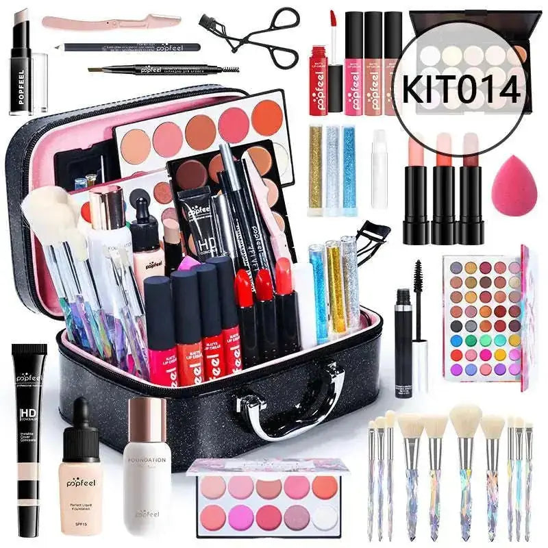 Beginner Cosmetics Makeup Set Complete Set Novice Student Light Makeup Gift Box - complete makeup kit for someone just starting out