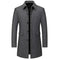 wool blend coat | mid-length overcoat | business casual attire | ultrasonic cleaning