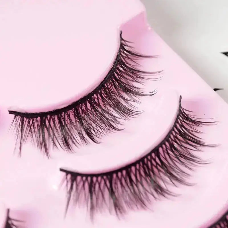 anime false eyelashes | cosplay lashes set | natural wispy eyelashes | energy saving