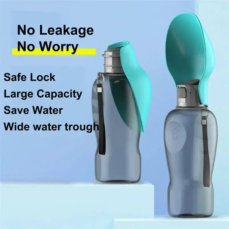 ml pet water bottle | leakproof dog water bottle | portable pet drinking bowl | energy saving