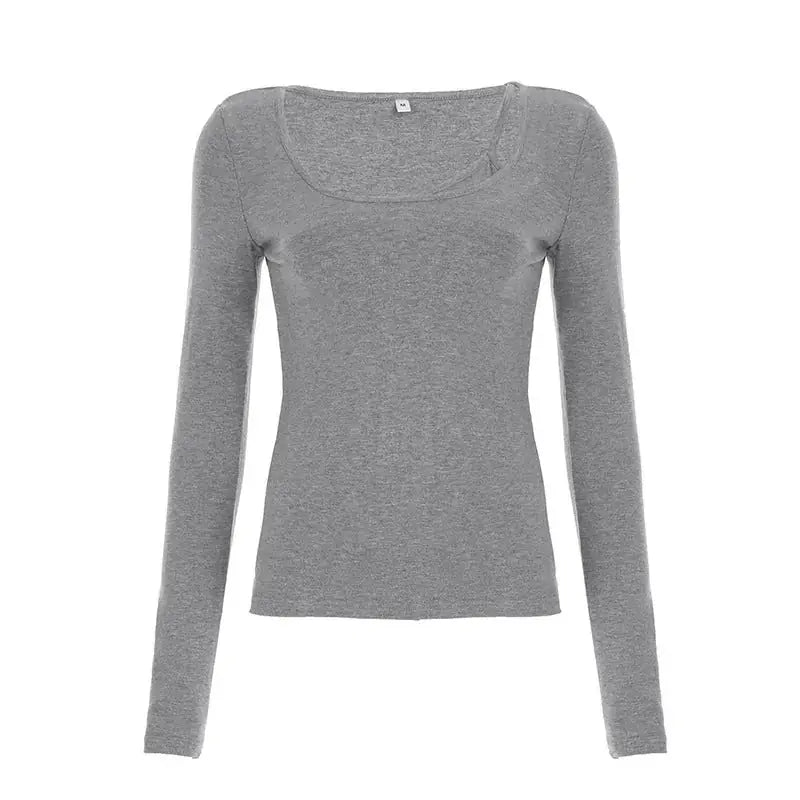 Fake Two Pieces Bandage Dress Slim Fit Versatile Bottoming Top Meifu Market