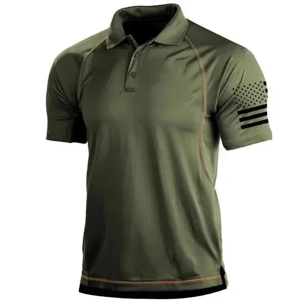 quick-dry polyester fabric | loose fit polo shirt | breathable summer t-shirt | energy saving