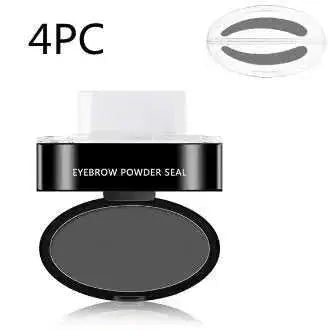 Eyebrow Powder Stamp Tint Stencil Kit Cosmetics Professional Makeup Waterproof Eye Brow Stamp Lift Eyebrow Enhancers Stenc...