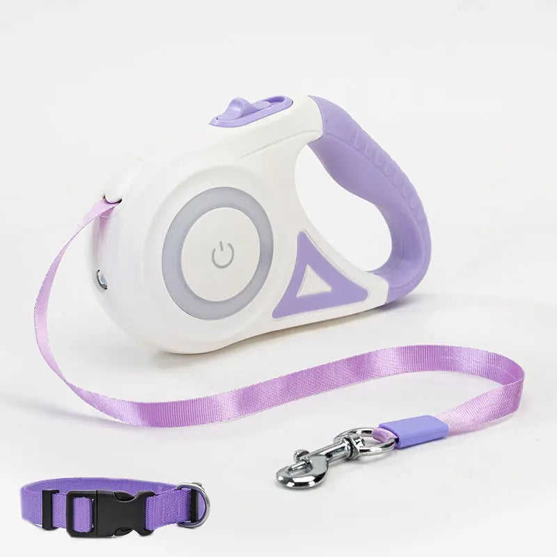 Dog Leash Retractable Leash And Dog Collar Spotlight Automatic Pet Dog Cat Traction Rope For Small Medium Dogs Pet Product Meifu Market